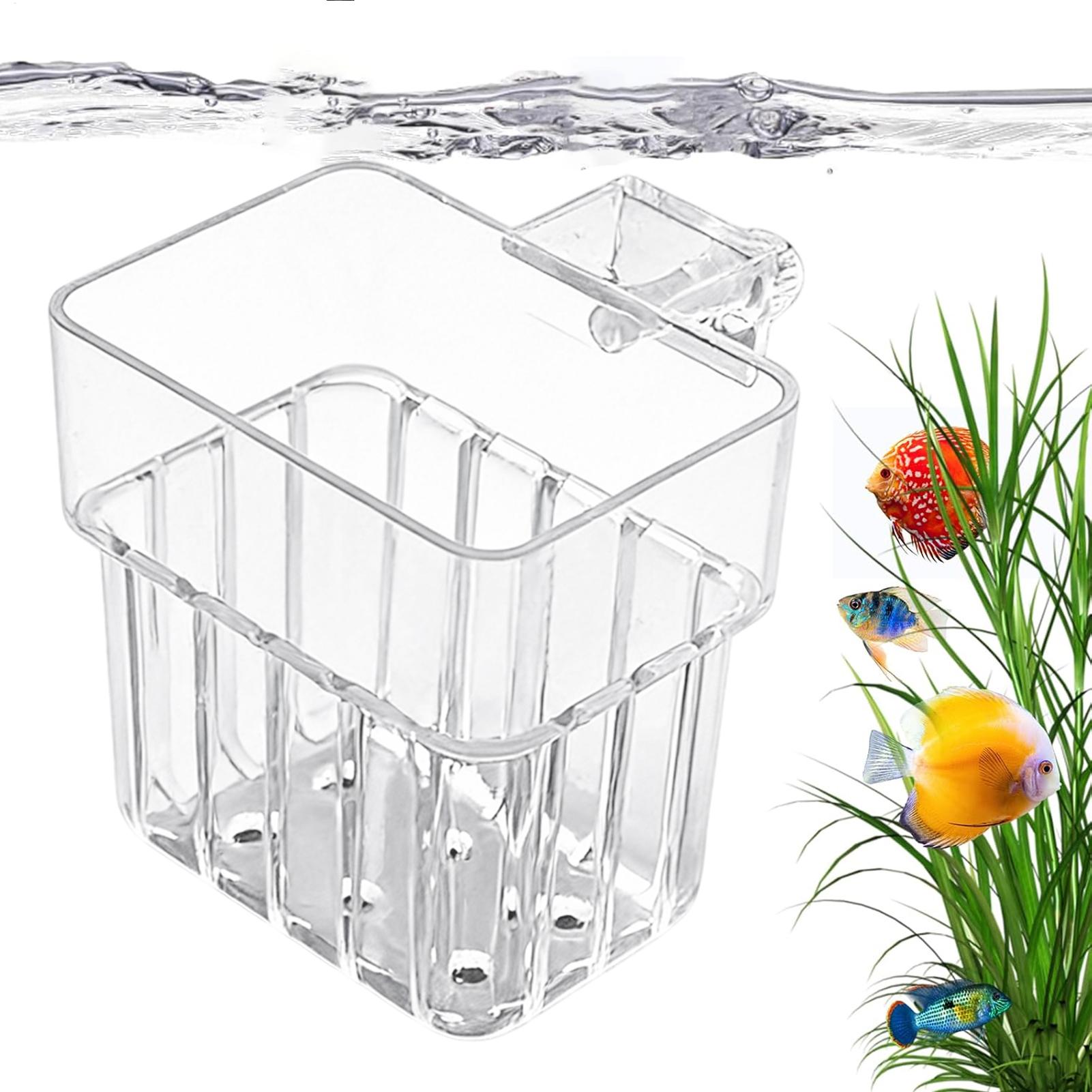 Aquarium Plant Holder - Przezroczysty, zawieszany uchwyt na rośliny akwariowe