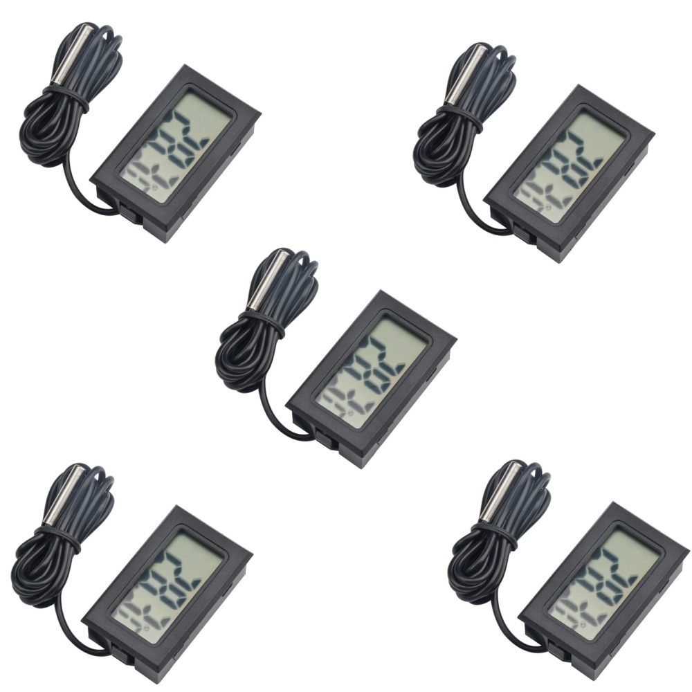 Planted Aquarium Temperature - Mini LCD cyfrowy termometr FY-10 wbudowany