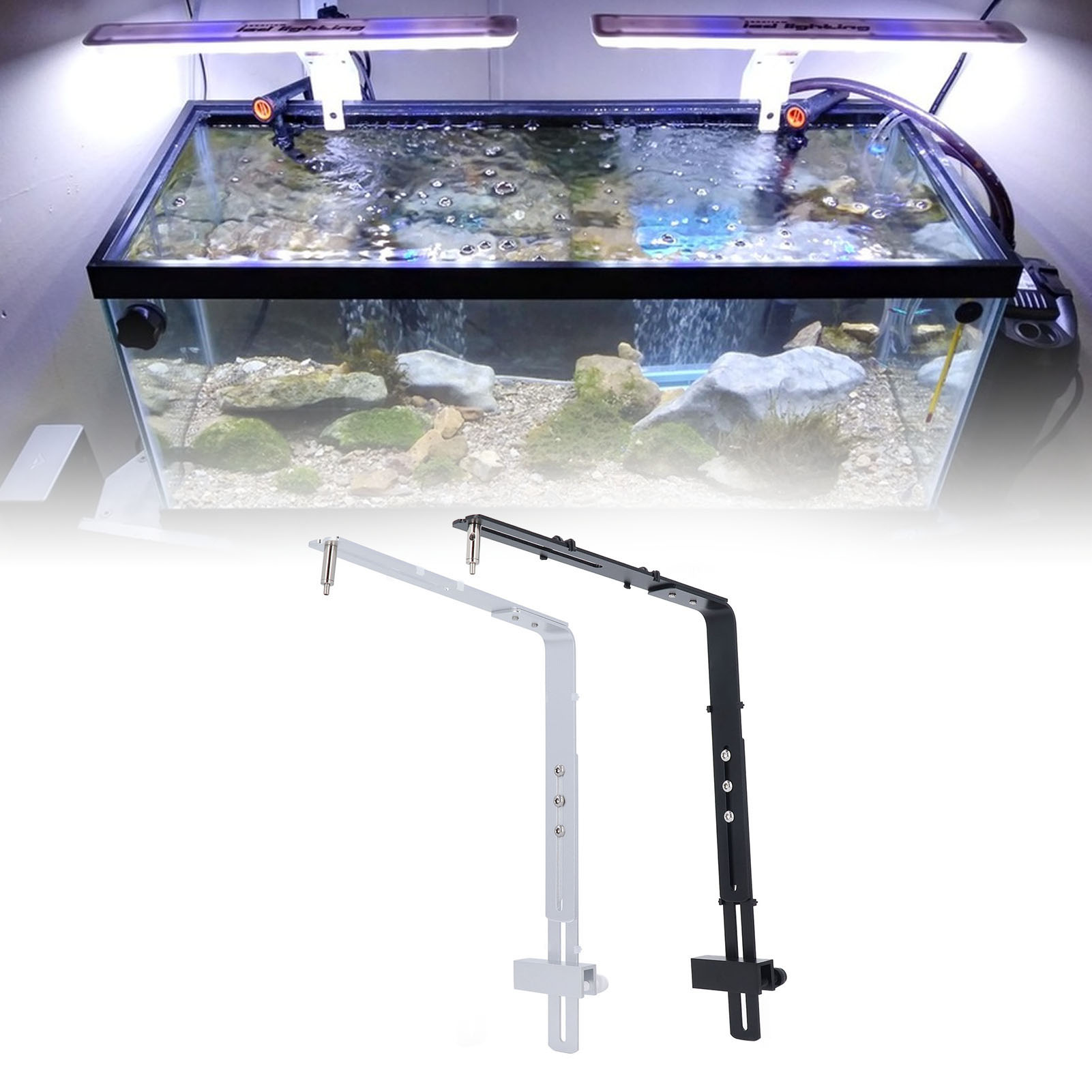 Aquarium Plant Holder - Stojak na lampę akwariową, uchwyt na
