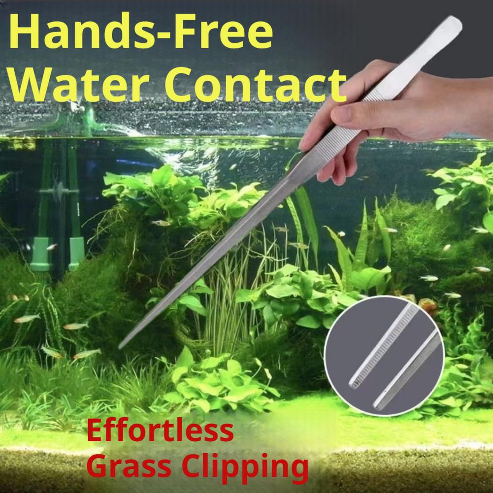 Planted Clip Tweezers - Pęsety do akwarium ze stali nierdzewnej,