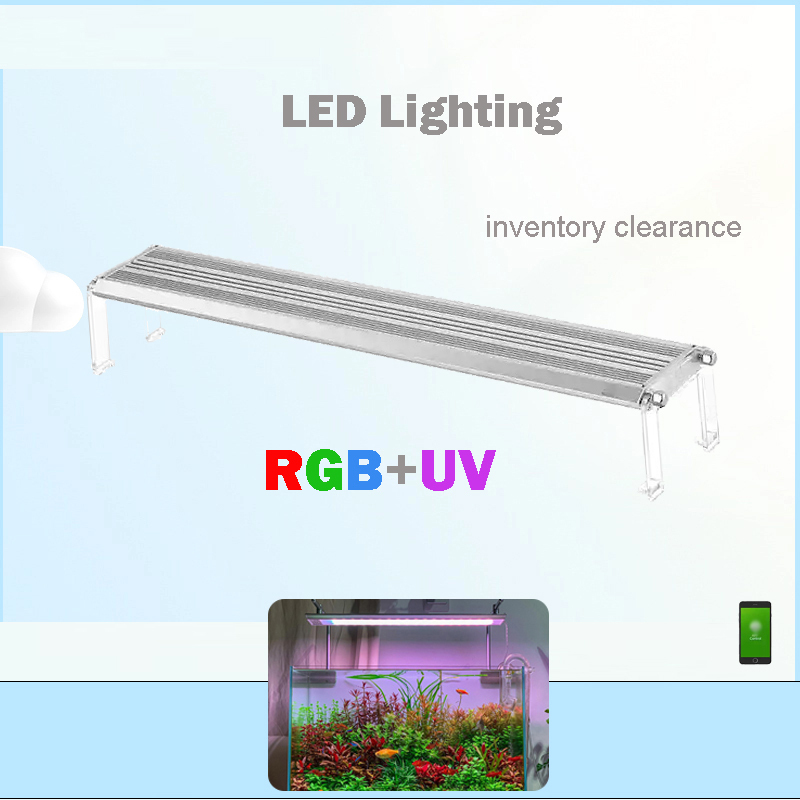 Planted Aquarium For Sale - Oświetlenie LED 60cm 80cm 90cm RGB