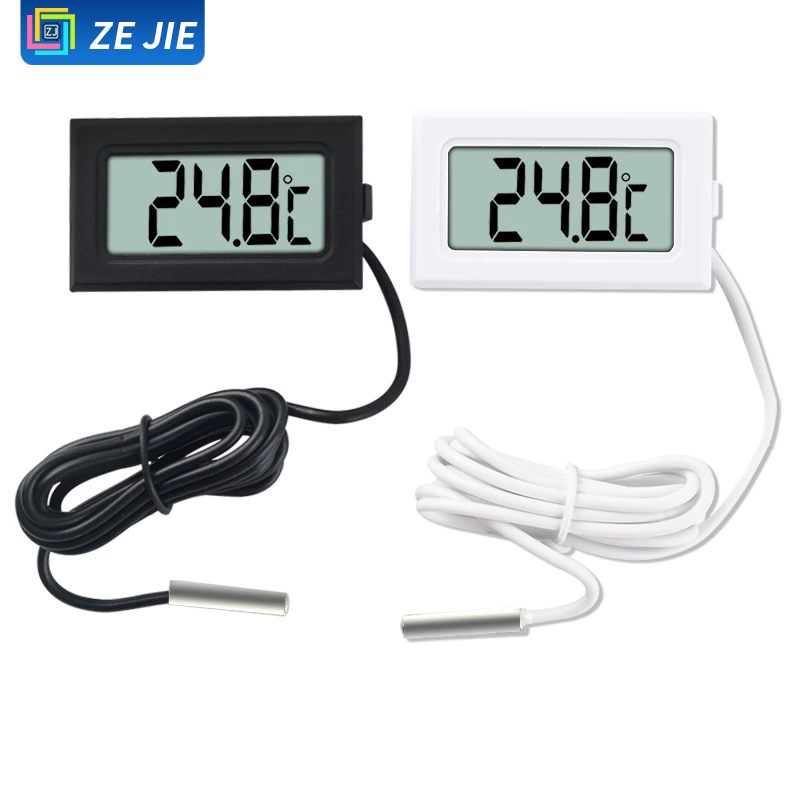 Planted Aquarium Temperature - Termometr cyfrowy z sondą, wysoka precyzja,