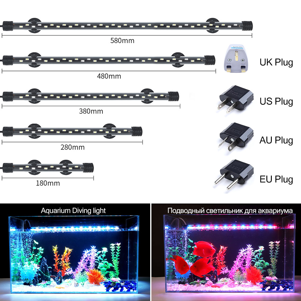 Planted Aquarium Pendant Light - 90-260V oświetlenie do akwarium LED wodoodporny