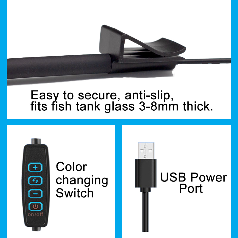Lampa LED do akwarium USB, ośw – Planted Aquarium Pendant Light recenzja i cena