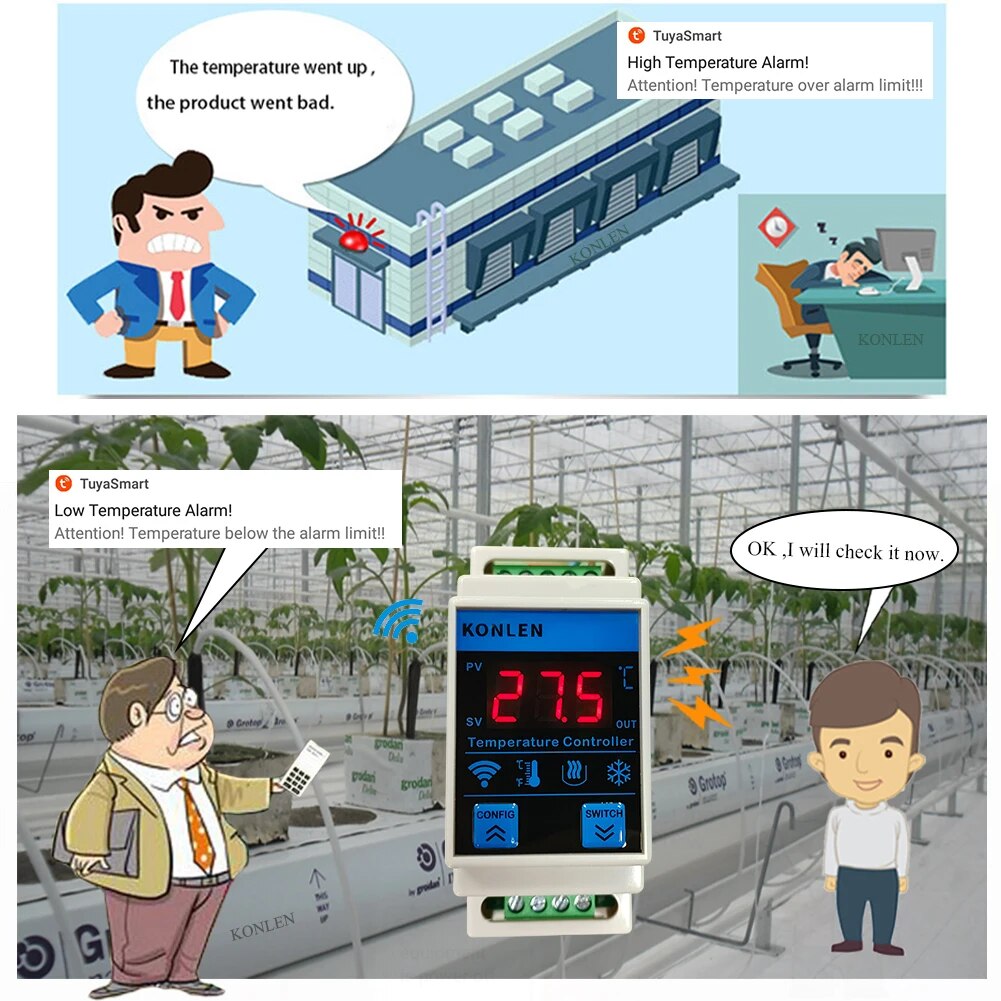 Tuya WIFI czujnik temperatury  – Planted Aquarium Temperature recenzja i cena