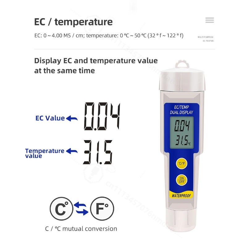 EC-315 2 w 1 Tester EC gleby,  – Aquarium Plant Lab recenzja i cena