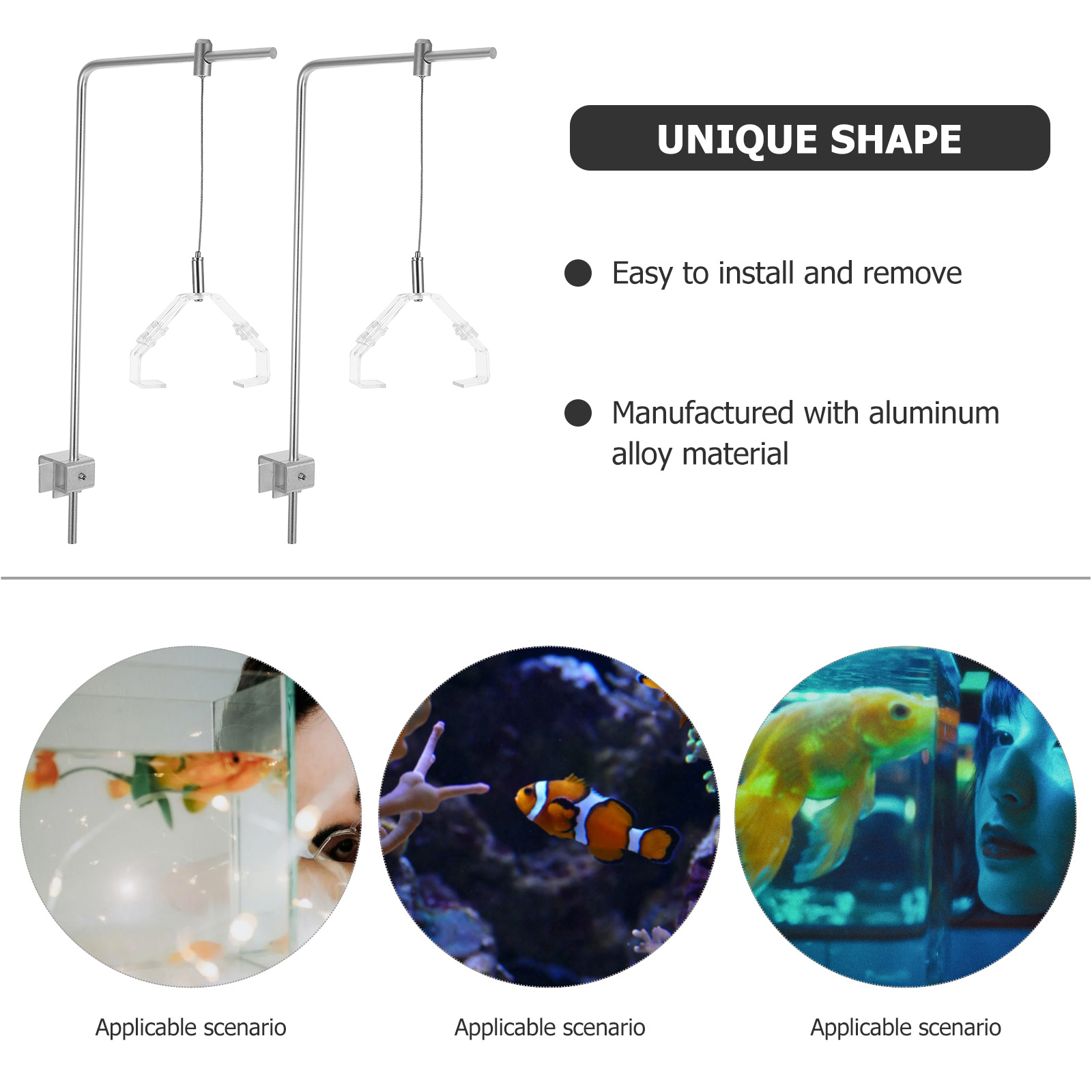 2 szt. Uchwyt do oświetlenia a – Aquarium Plant Holder recenzja i cena