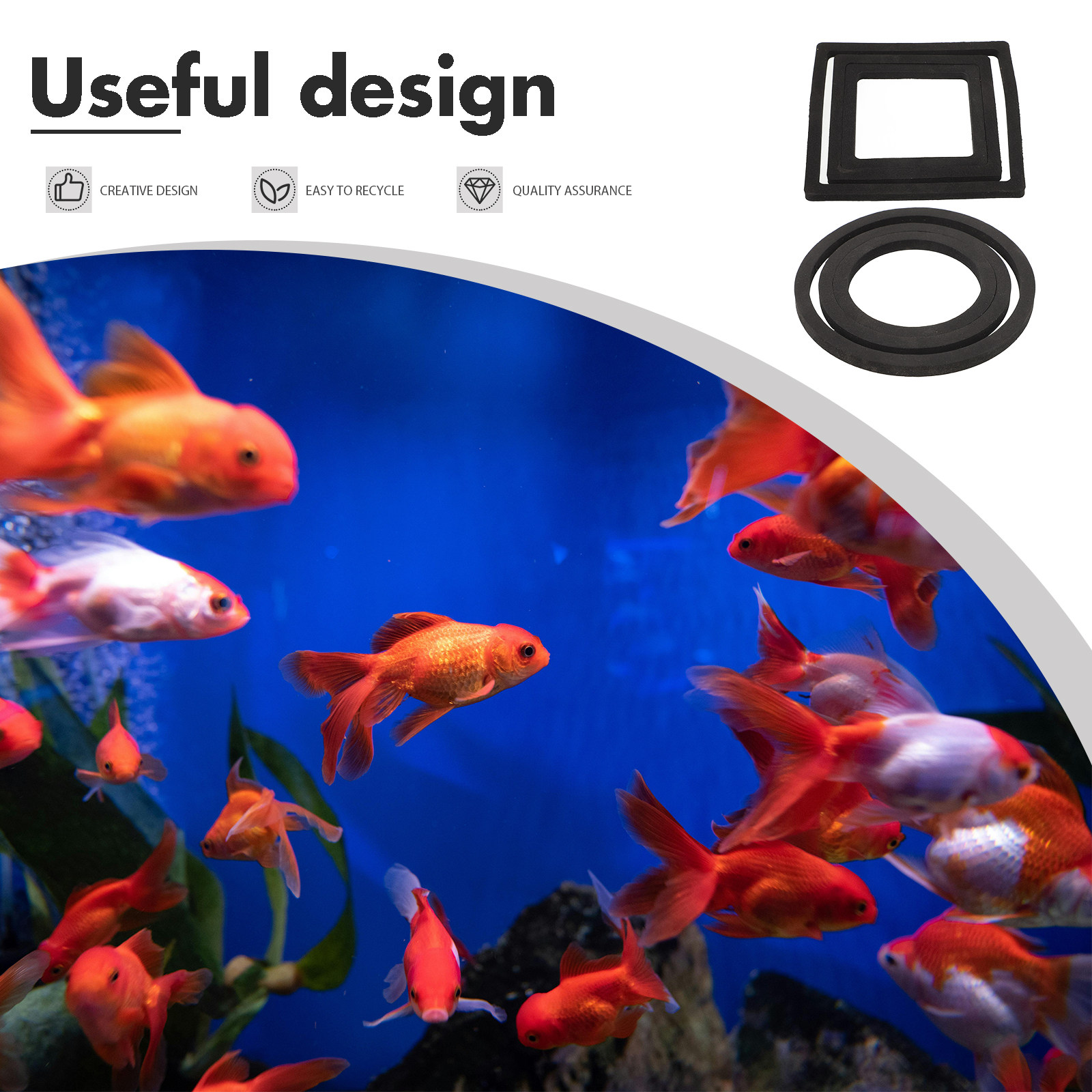6 szt. pierścieni do karmienia – Aquarium Planted Tank Setup recenzja i cena
