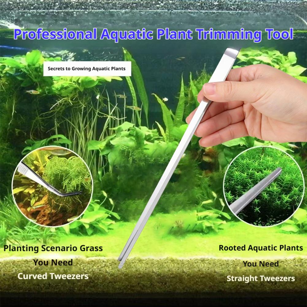 Szczypce do akwarium ze stali  – Planted Clip Tweezers recenzja i cena