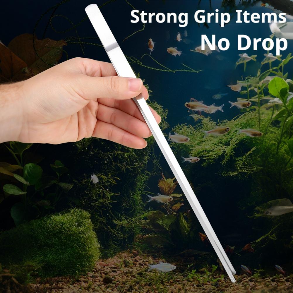 Szczypce do akwarium ze stali  – Planted Clip Tweezers recenzja i cena